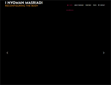 Tablet Screenshot of inyomanmasriadi.com